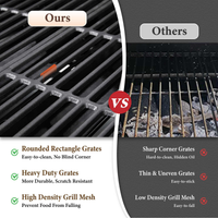 Propane Gas Grill Built for Powerful Outdoor Cooking, 42000 BTU, Side Burner, Stainless Steel Construction
